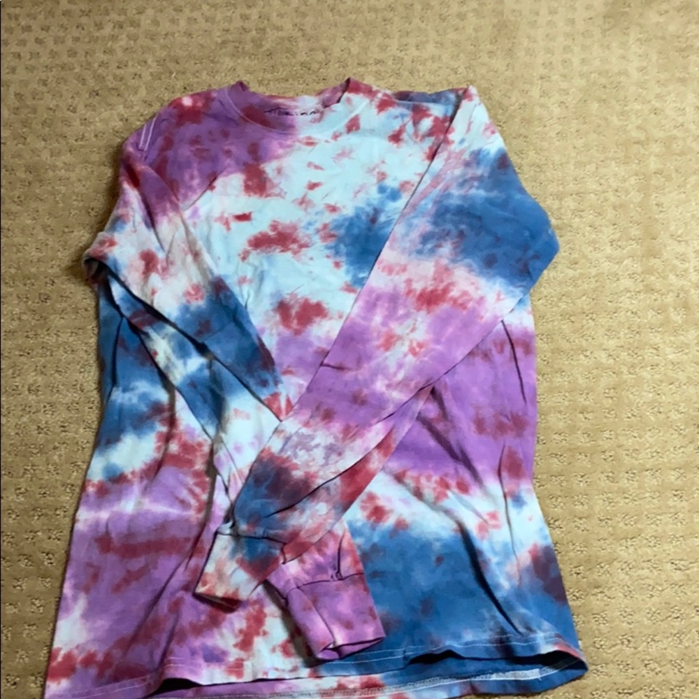 Dye tie long sleeve